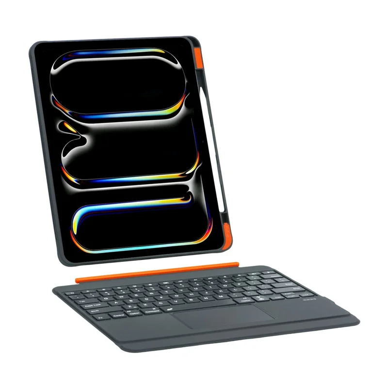 Funda de teclado magnético extraíble con soporte giratorio para iPad Air 13 (2025) / (2024) / iPad Pro 12.9 (2022) / (2021) / (2020) / (2018)