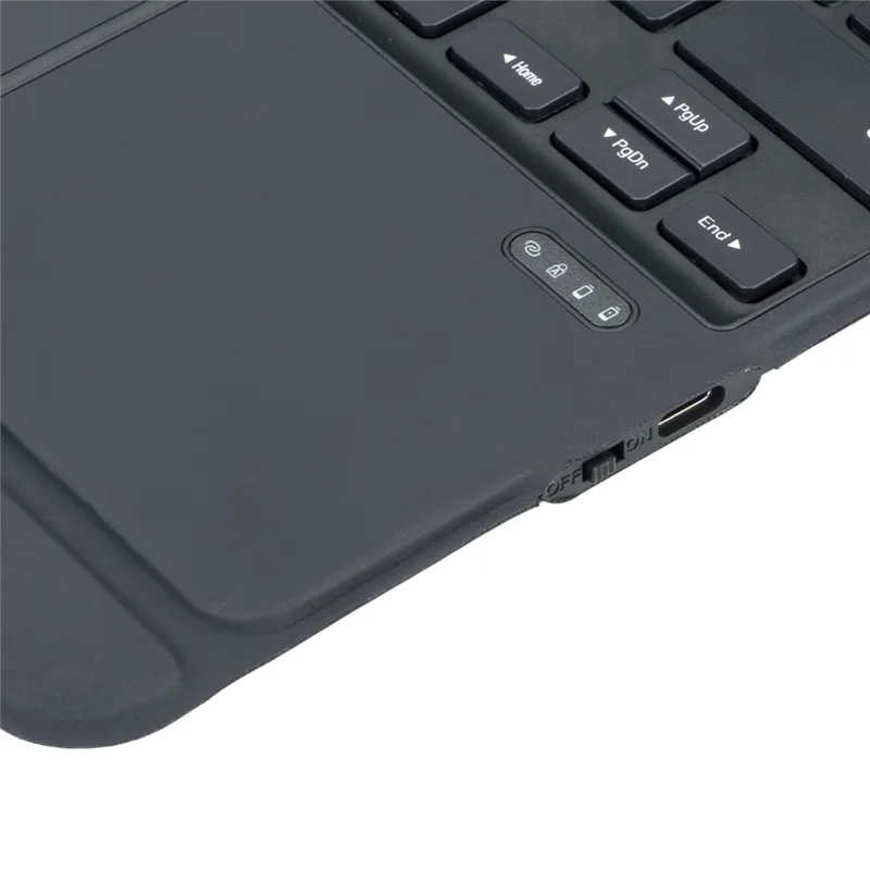 TU3609P For iPad Pro 13 (2024) Backlit Design Magnetic Detachable Keyboard Case with Rotating Stand