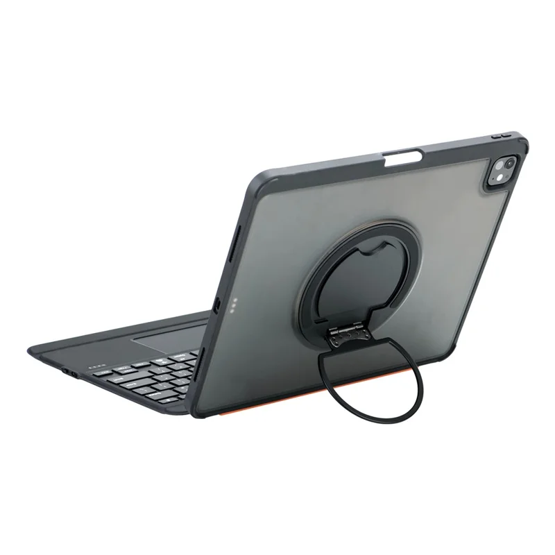 TU3609P For iPad Pro 13 (2024) Backlit Design Magnetic Detachable Keyboard Case with Rotating Stand