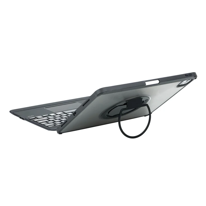 TU3609P For iPad Pro 13 (2024) Backlit Design Magnetic Detachable Keyboard Case with Rotating Stand