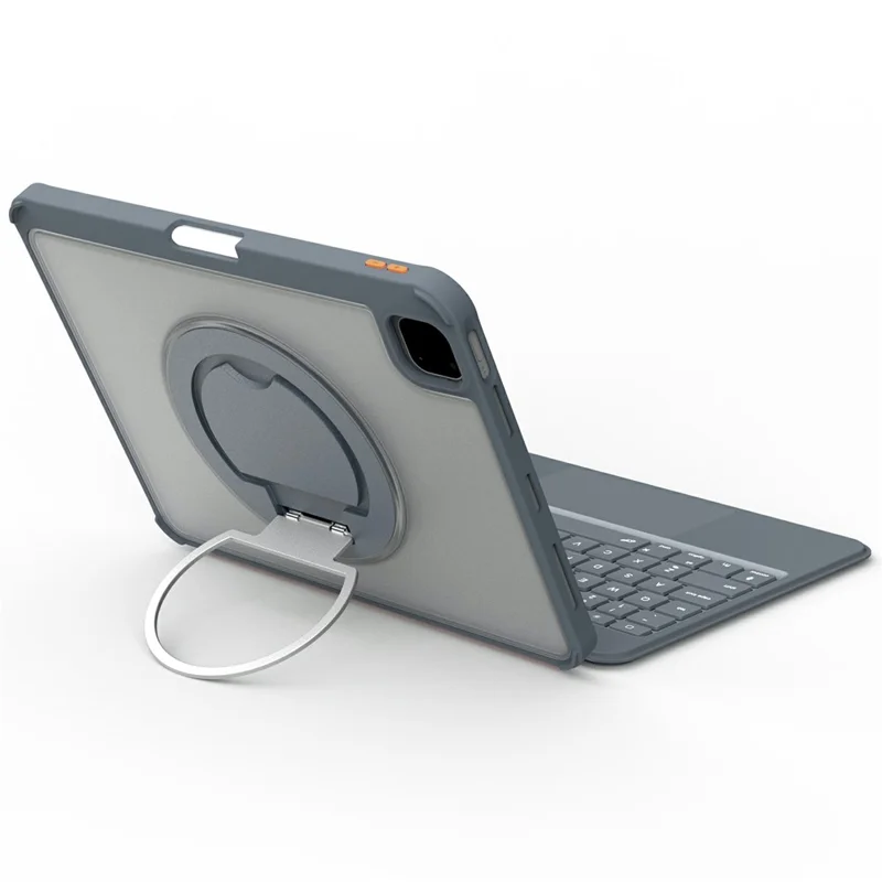 Funda de teclado 3607 para iPad (2025) / iPad 10,9 (2022) / iPad Air 11 (2024) / (2025) / iPad Pro 11 (2018) / (2020) / (2021) / (2022) / iPad Air (2020) / (2022) - Gris