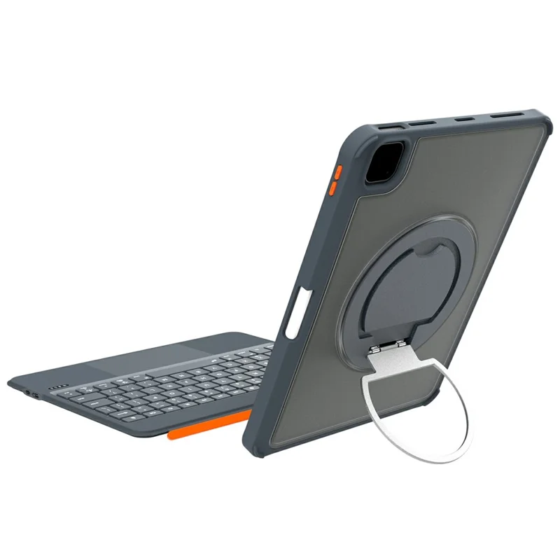 Funda de teclado 3607 para iPad (2025) / iPad 10,9 (2022) / iPad Air 11 (2024) / (2025) / iPad Pro 11 (2018) / (2020) / (2021) / (2022) / iPad Air (2020) / (2022) - Gris
