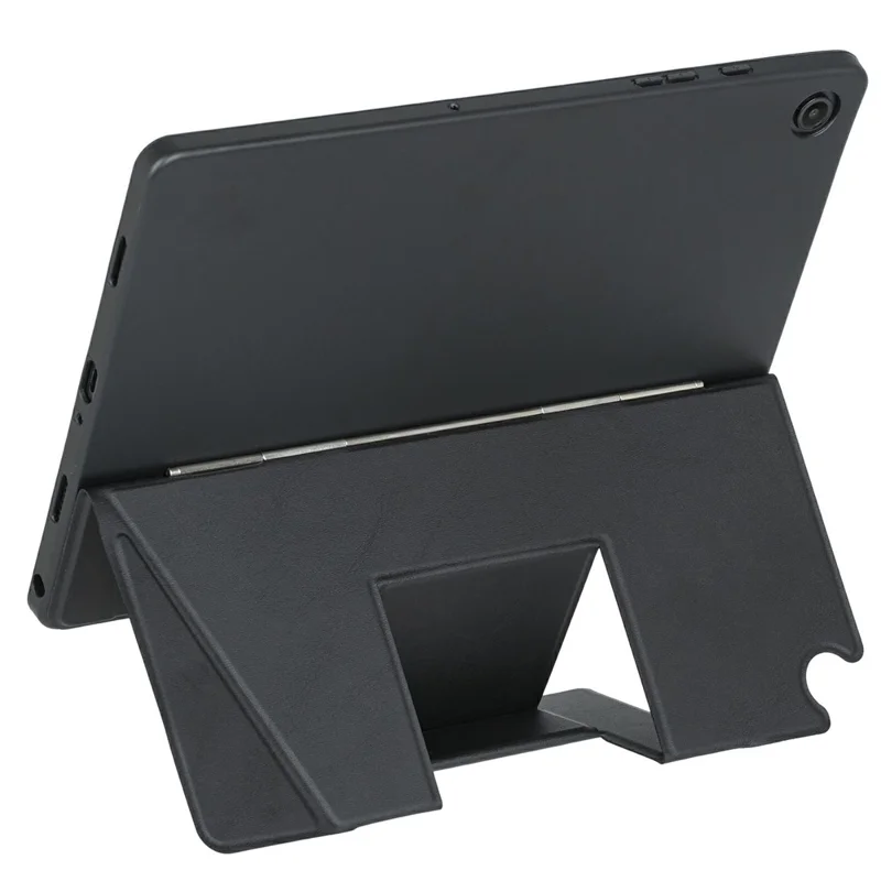 For Samsung Galaxy Tab A9+ X210 / X215 / X216 Floating Bluetooth-compatible Keyboard Stand Case with Backlit - Black