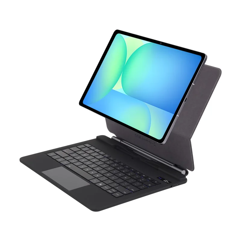 Funda con teclado inalámbrico magnético con retroiluminación y soporte de varios ángulos para Samsung Galaxy Tab S10 FE+ X620 / X626B