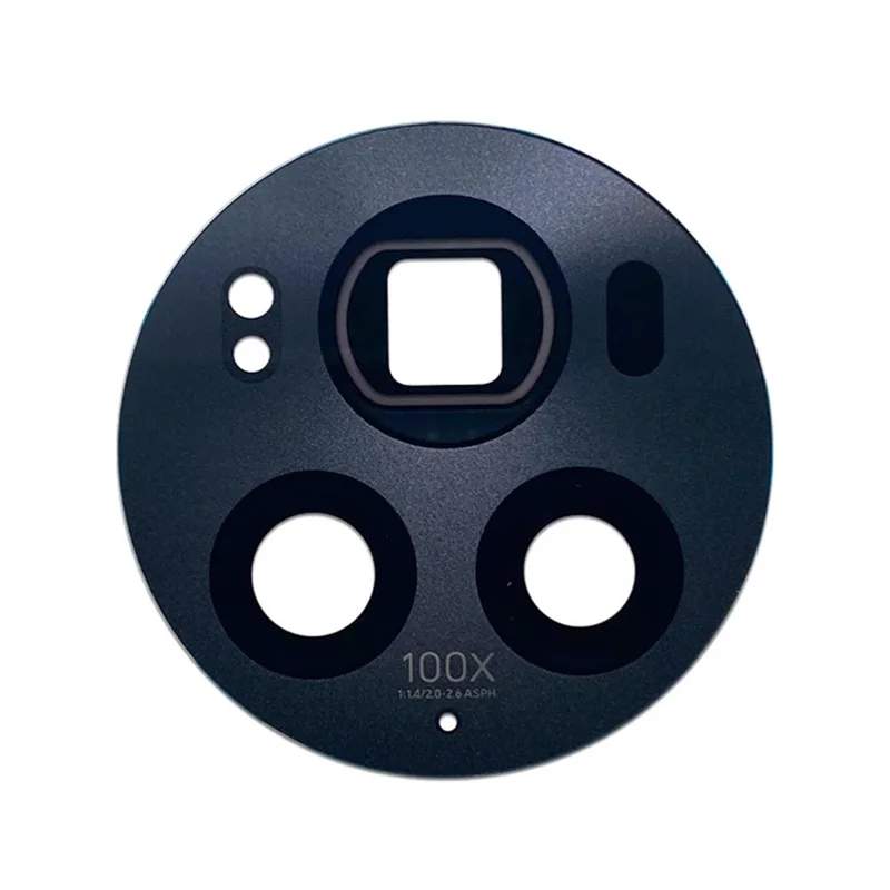 For Honor Magic6 Pro 5G Rear Camera Lens Cover Replacement Part (without Logo) - Black