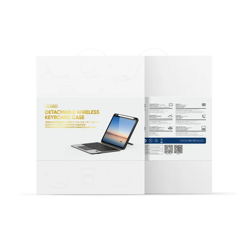 DUX DUCIS VK-Serie für iPad Pro 11 (2024) Abnehmbares Tastaturetui mit Ständer und Touchpad