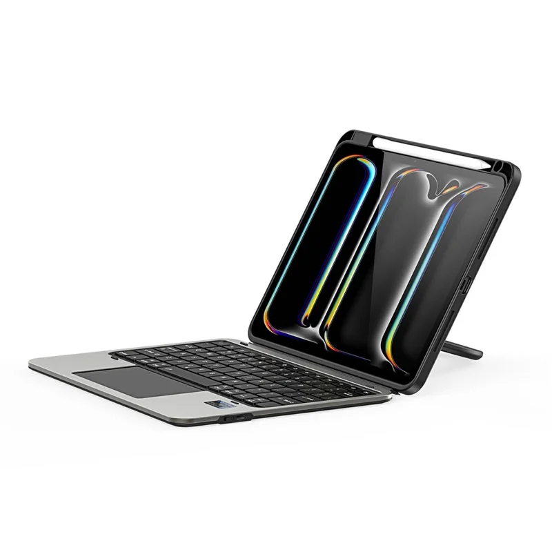 DUX DUCIS VK-Serie für iPad Pro 11 (2024) Abnehmbares Tastaturetui mit Ständer und Touchpad