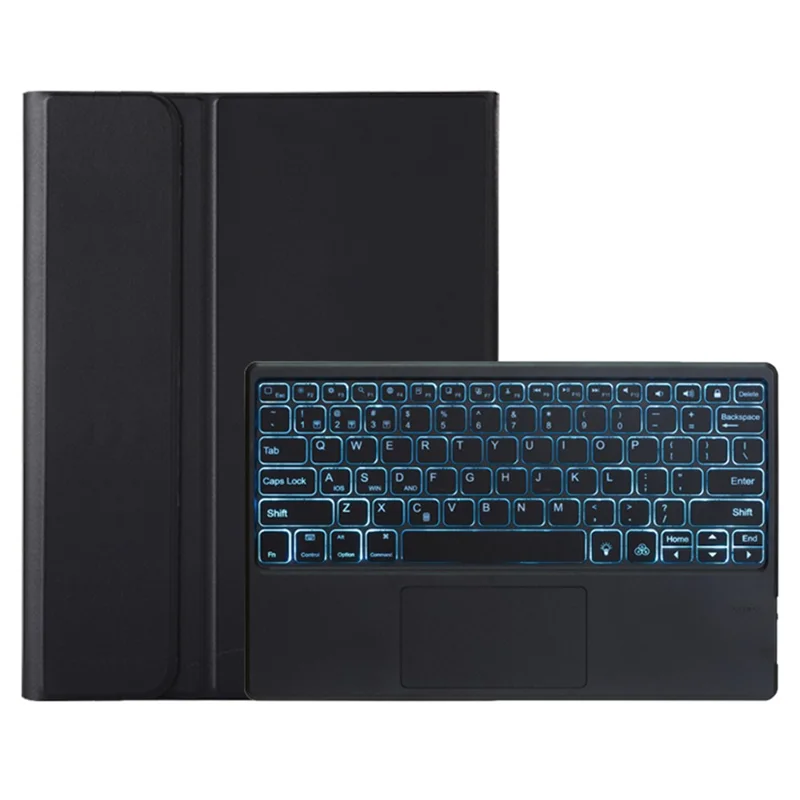 AM33-AS For Lenovo Xiaoxin Pad 2025 Ultra Thin Leather Case + Touchpad Backlit Bluetooth-Compatible Keyboard