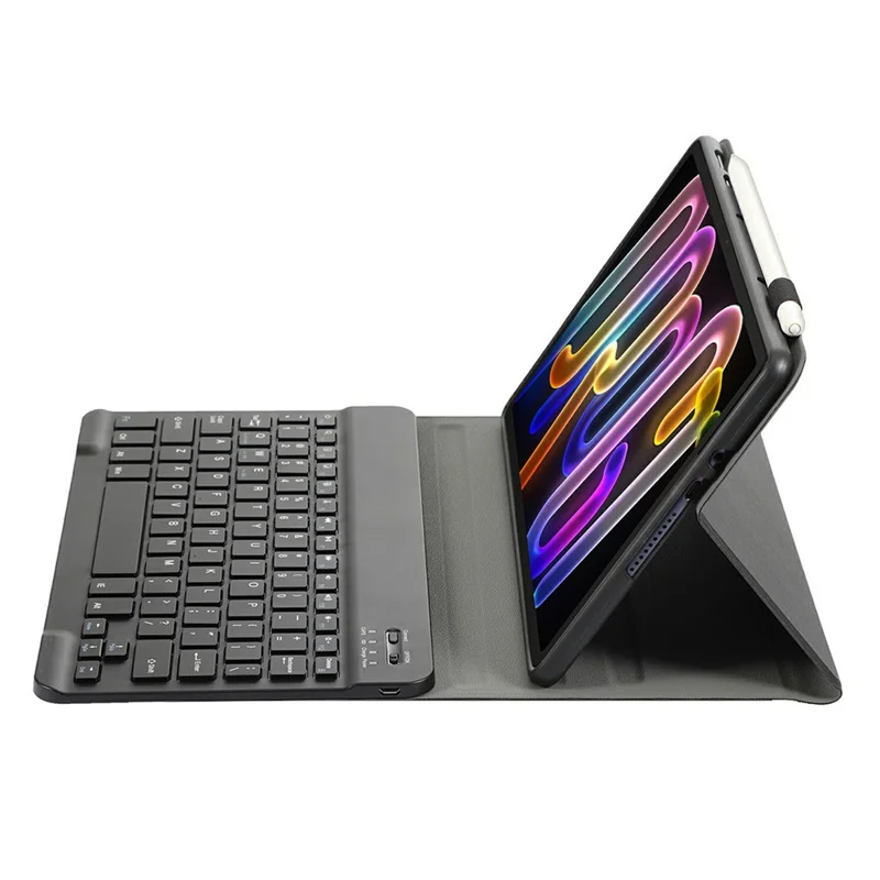 AM32 For Lenovo Xiaoxin Pad Pro GT Leather TPU Tablet Cover with Bluetooth-Compatible Keyboard