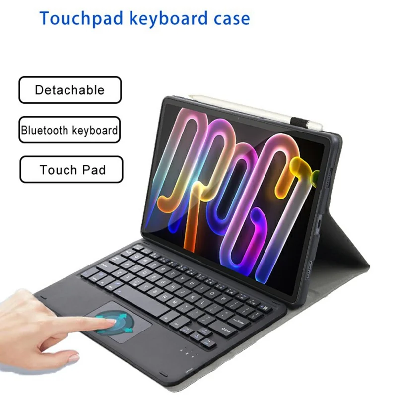 AM32-A Para Lenovo Xiaoxin Pad Pro GT Capa de Couro TPU com Teclado Bluetooth Compatível com Touchpad