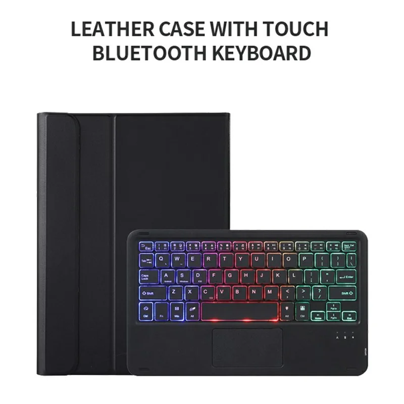 AM32-AS Para Lenovo Xiaoxin Pad Pro GT Capa de Couro para Tablet com Teclado Sem Fio com Touchpad Retroiluminado