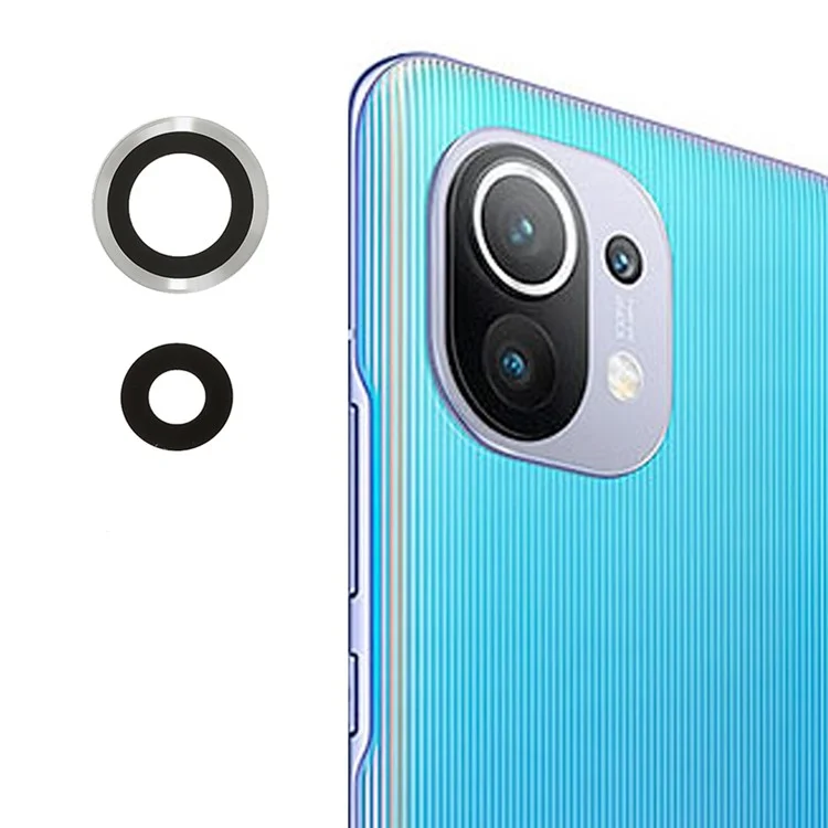 OEM Rear Back Camera Glass Lens Replacement Part for Xiaomi Mi 11 (M2011K2C, M2011K2G)