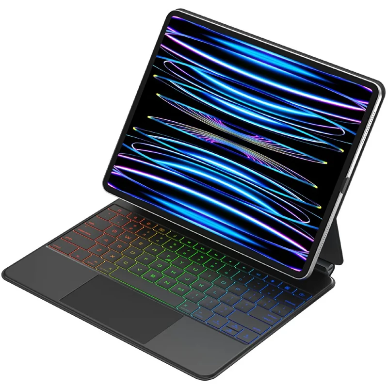 C129 Magic Keyboard Case for iPad Air 13 (2024) / iPad Pro 12.9 (2022) / (2021) / (2020) with Backlit