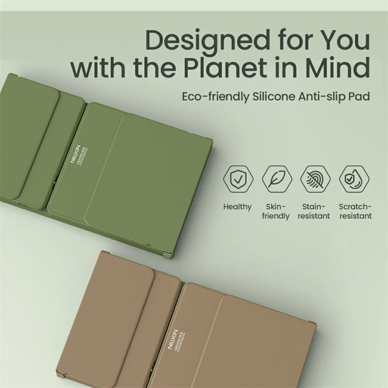 NILLKIN Cube Pocket-toetsenbord Opvouwbaar Bluetooth-toetsenbord met Touchpad voor iPad Android Windows - Groen