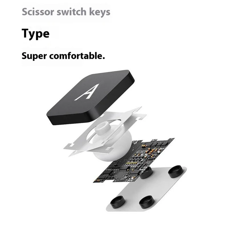 C13 Leather Keyboard Case For iPad Pro 11 (2024) Magic Keyboard 7 Colors Backlight with Trackpad, Pin Connector