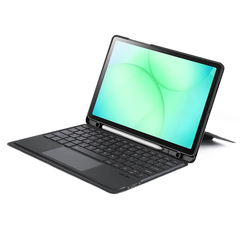 DUX DUCIS DK Series для Samsung Galaxy Tab A11+ / A9+ Bluetooth-совместимая клавиатура (английский) с кожаным чехлом для планшета