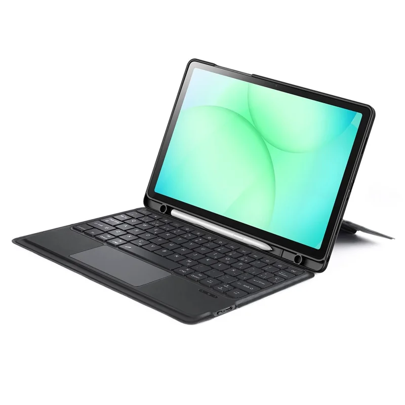 DUX DUCIS DK Series para Samsung Galaxy Tab A11+ / A9+ Teclado Compatível com Bluetooth (Espanhol) com Capa de Tablet de Couro