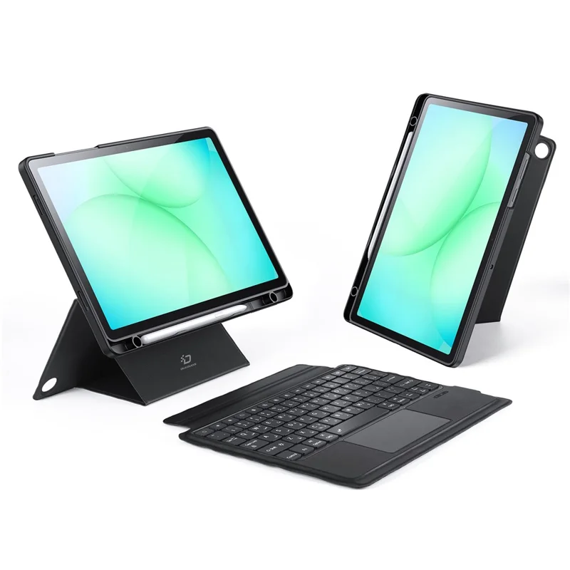 DUX DUCIS DK Series для Samsung Galaxy Tab A11+ / A9+ Bluetooth-совместимая клавиатура (арабский) с чехлом для планшета из кожи