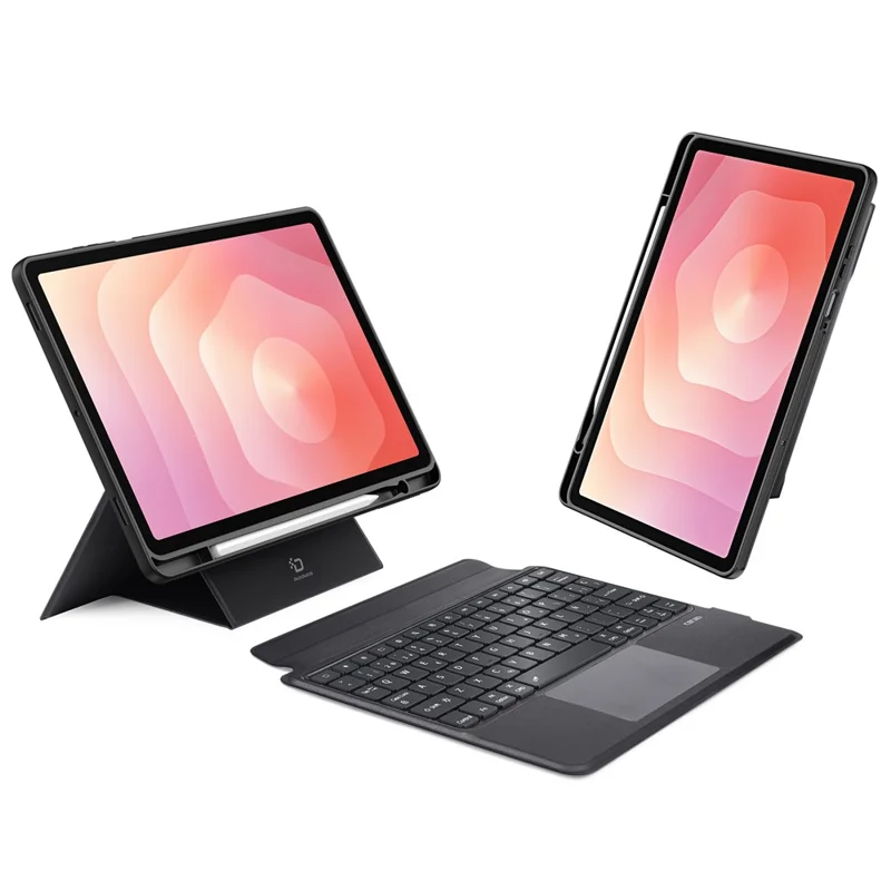 DUX DUCIS DK Series para Samsung Galaxy Tab S11 Teclado Compatível com Bluetooth (Espanhol) com Capa de Tablet de Couro