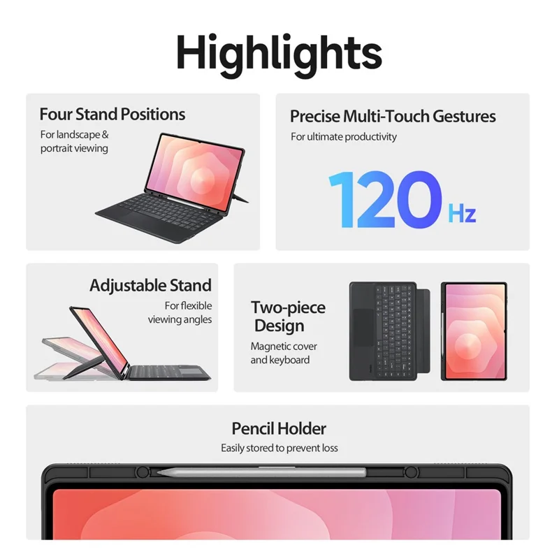 DUX DUCIS For Samsung Galaxy Tab S11 Ultra Leather Tablet Case with Magnetic Detachable Keyboard