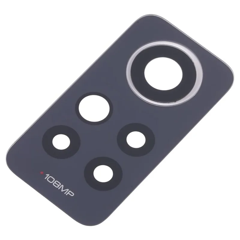 For Xiaomi Redmi Note 12 Pro 4G Rear Camera Lens Cover Replacement Part (without Logo) - Black