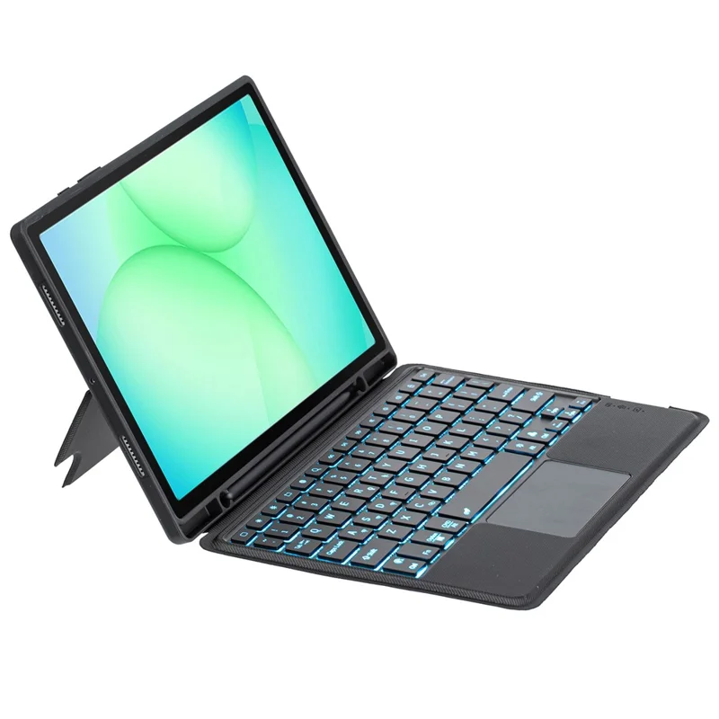 T240B-AS For Samsung Galaxy Tab A11+ X310 / X315 / X236 Detachable Wireless Keyboard Case with Touchpad / Backlit