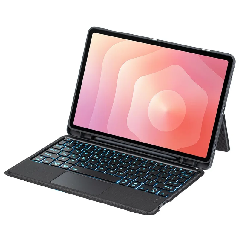 T730B-AS For Samsung Galaxy Tab S11 X730 X736B Detachable Wireless Keyboard Case with Touchpad / Backlit