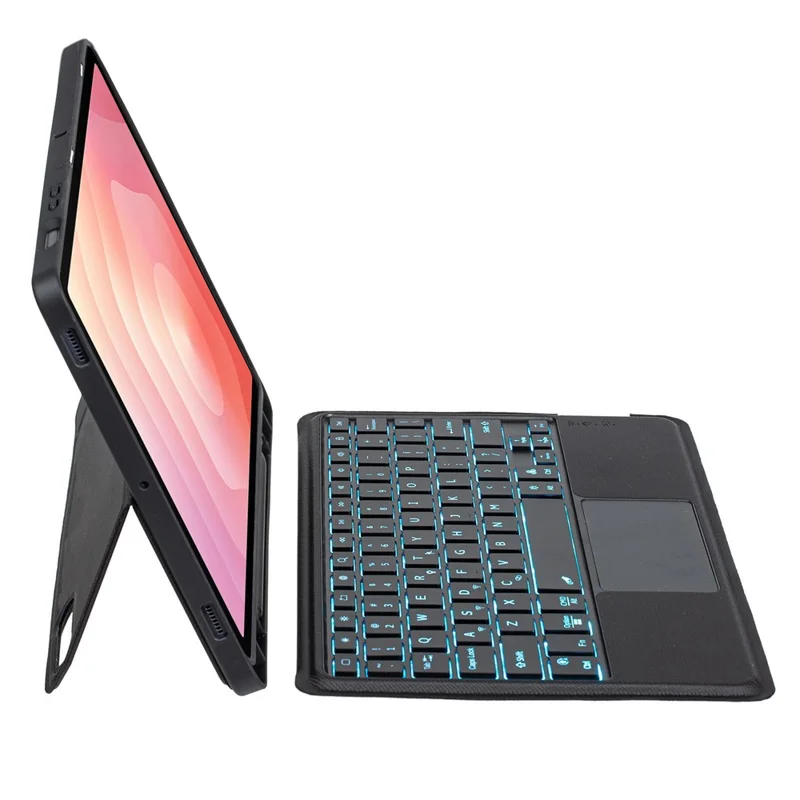 T730B-AS For Samsung Galaxy Tab S11 X730 X736B Detachable Wireless Keyboard Case with Touchpad / Backlit