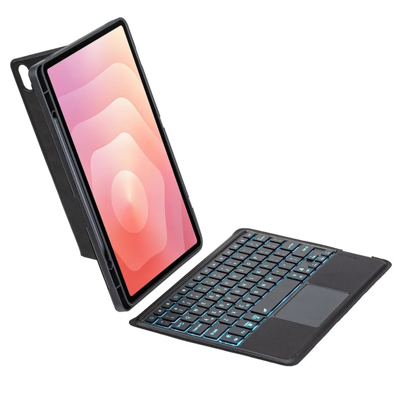 T730B-AS For Samsung Galaxy Tab S11 X730 X736B Detachable Wireless Keyboard Case with Touchpad / Backlit