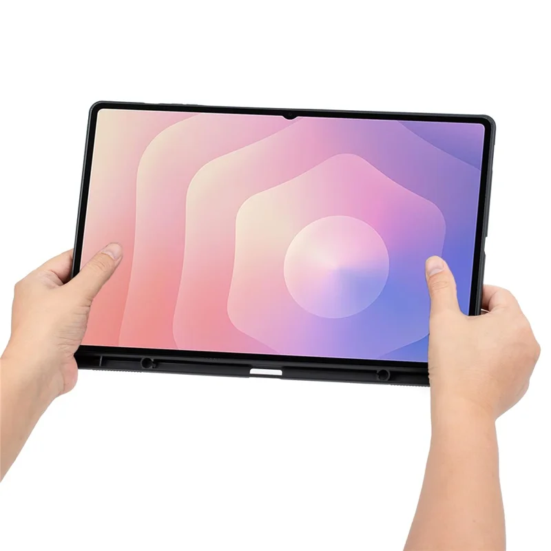 T930B-AS For Samsung Galaxy Tab S11 Ultra Detachable Bluetooth-compatible Keyboard Stand Case with Touchpad and Backlit