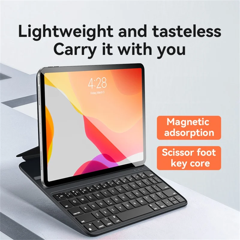 YESIDO KB22 per iPad 10,9 (2022) Tastiera Bluetooth Case con Supporto Regolabile a Doppio Angolo