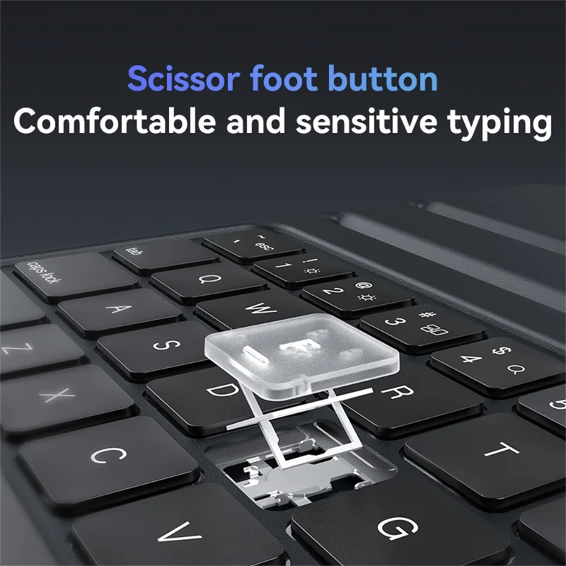 YESIDO KB22 per iPad 10,9 (2022) Tastiera Bluetooth Case con Supporto Regolabile a Doppio Angolo