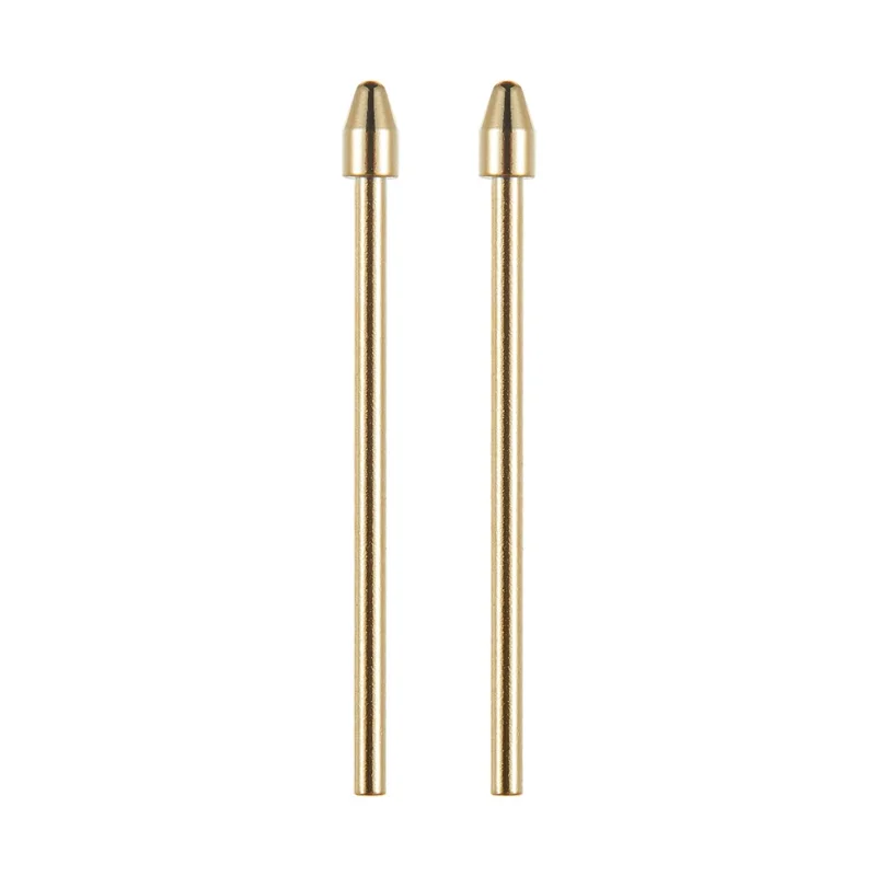 2Pcs Stylus Tip for Samsung Galaxy S25 Ultra / Tab S10 Lite / Note20 Ultra Metal Stainless Steel Pen Tip - Style A / Gold