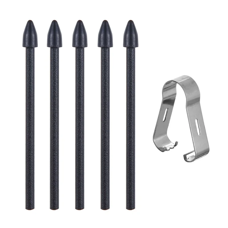 Stilo per Samsung Galaxy Tab S10 Series / Tab S9 Series, penna sensibile alla pressione con 5 punte (senza logo) - Grigio scuro