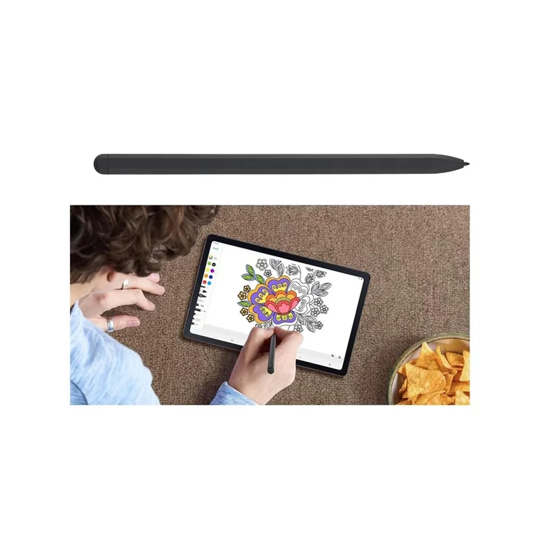 Stilo per Samsung Galaxy Tab S10 Series / Tab S9 Series, penna sensibile alla pressione con 5 punte (senza logo) - Grigio scuro