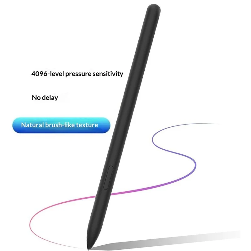 Stilo per Samsung Galaxy Tab S10 Series / Tab S9 Series, penna sensibile alla pressione con 5 punte (senza logo) - Grigio scuro
