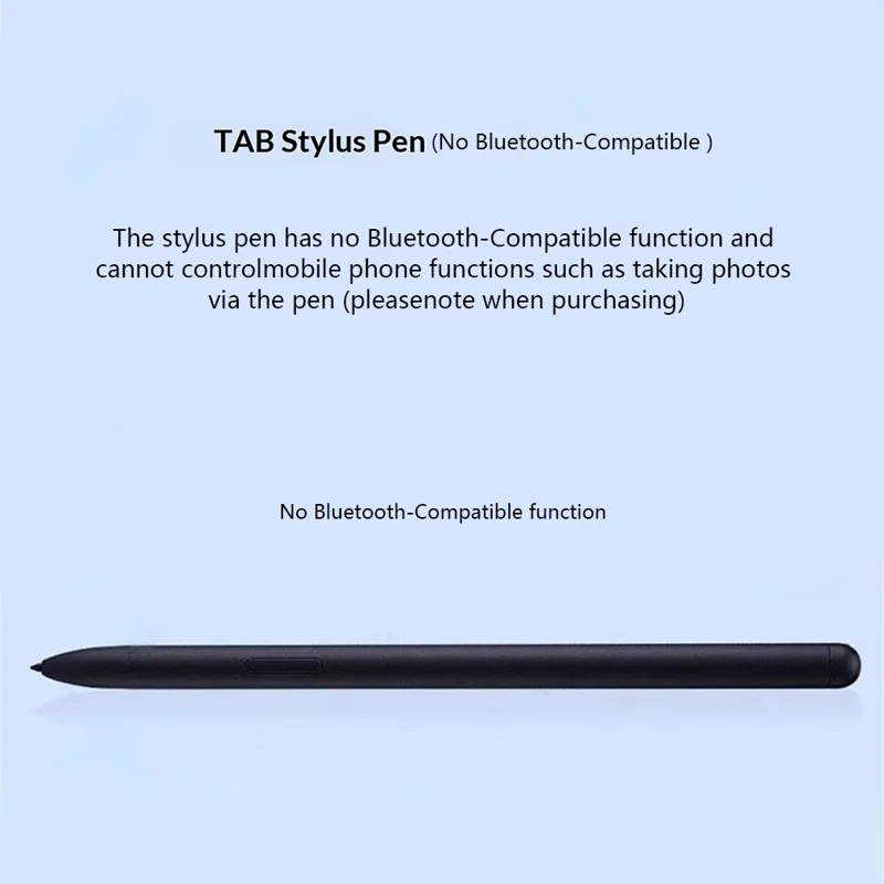 Stilo per Samsung Galaxy Tab S10 Series / Tab S9 Series, penna sensibile alla pressione con 5 punte (senza logo) - Grigio scuro