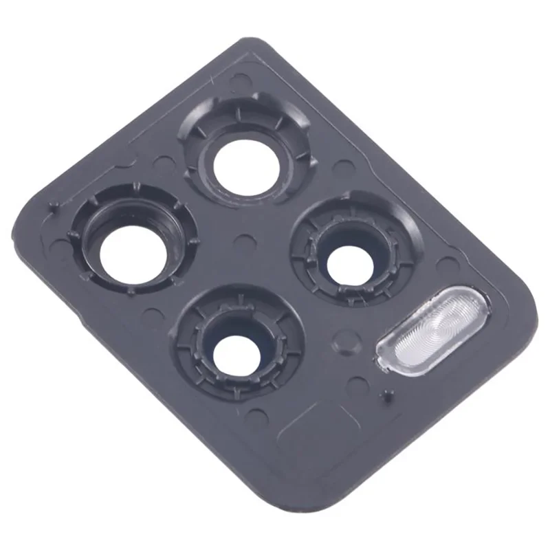 For Realme 8 Pro OEM Back Camera Lens Holder Cover with Glass Part (Without Logo) - Black