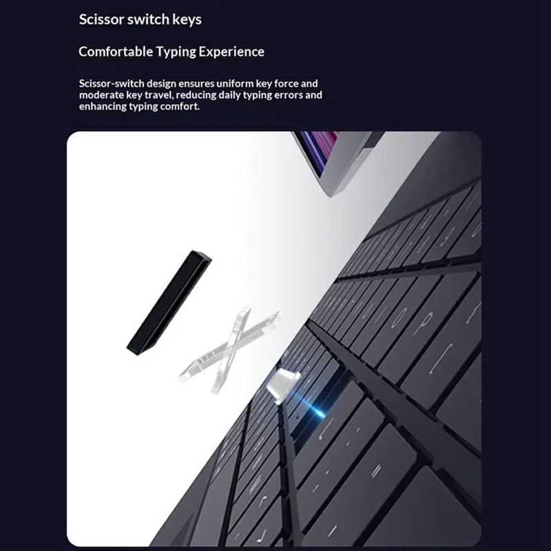 WR237 Magnetic Keyboard Case for iPad Air 11 (2025) / (2024) / Pro 11 (2022) / (2021) / (2020) / (2018) / Air (2022) / (2020) Tablet Cover