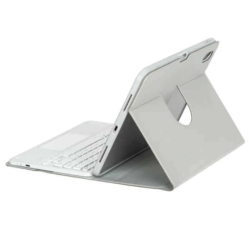 L13B-A For iPad Pro 11 (2025) / (2024) Rotating Keyboard Case Touchpad Protective Cover with Stand - Grey