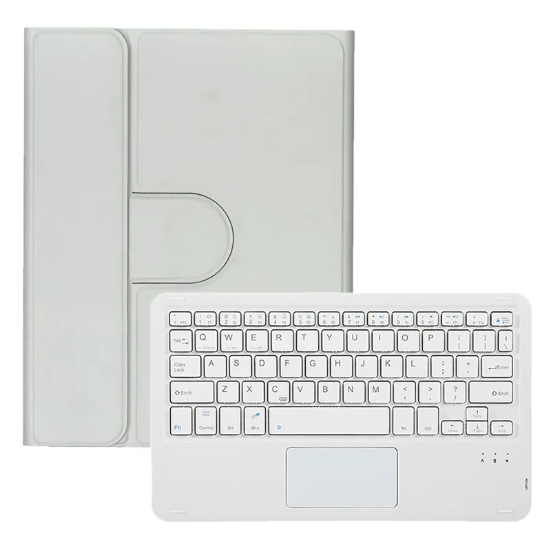 L13B-A For iPad Pro 11 (2025) / (2024) Rotating Keyboard Case Touchpad Protective Cover with Stand - Grey