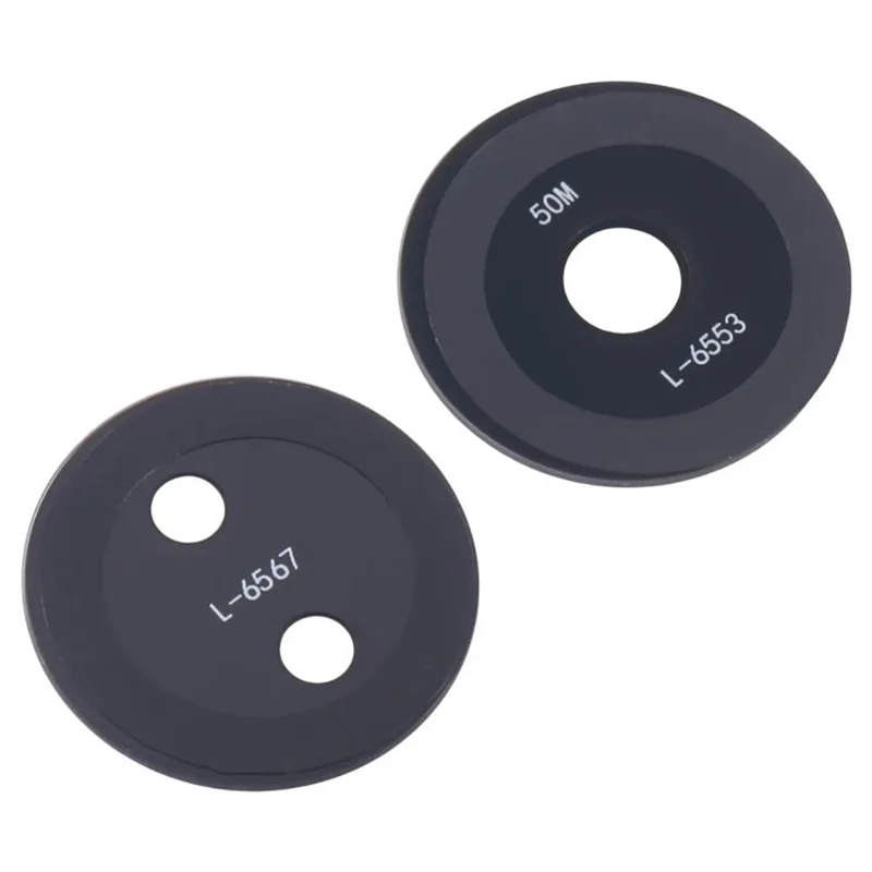 For Xiaomi Redmi 13C 4G Rear Back Camera Lens Cover Replacement Part (Without Logo) - Black