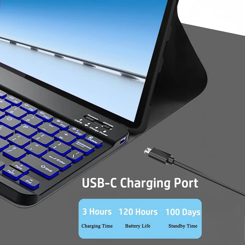 Bluetooth-compatible Keyboard for Lenovo Idea Tab / M11 / K11 (TB336FU / TB330FU) Detachable Keyboard Case with Mouse