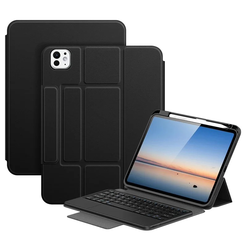 DUX DUCIS YK Series For iPad Pro 11 (2025) / (2024) Wireless Keyboard with Trackpad Detachable Bluetooth-compatible Keyboard Case - Black