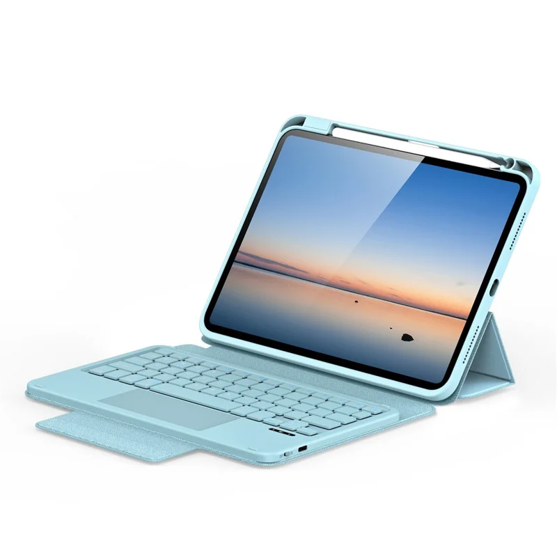 DUX DUCIS YK Series For iPad Pro 11 (2025) / (2024) Wireless Keyboard with Trackpad Detachable Bluetooth-compatible Keyboard Case - Blue