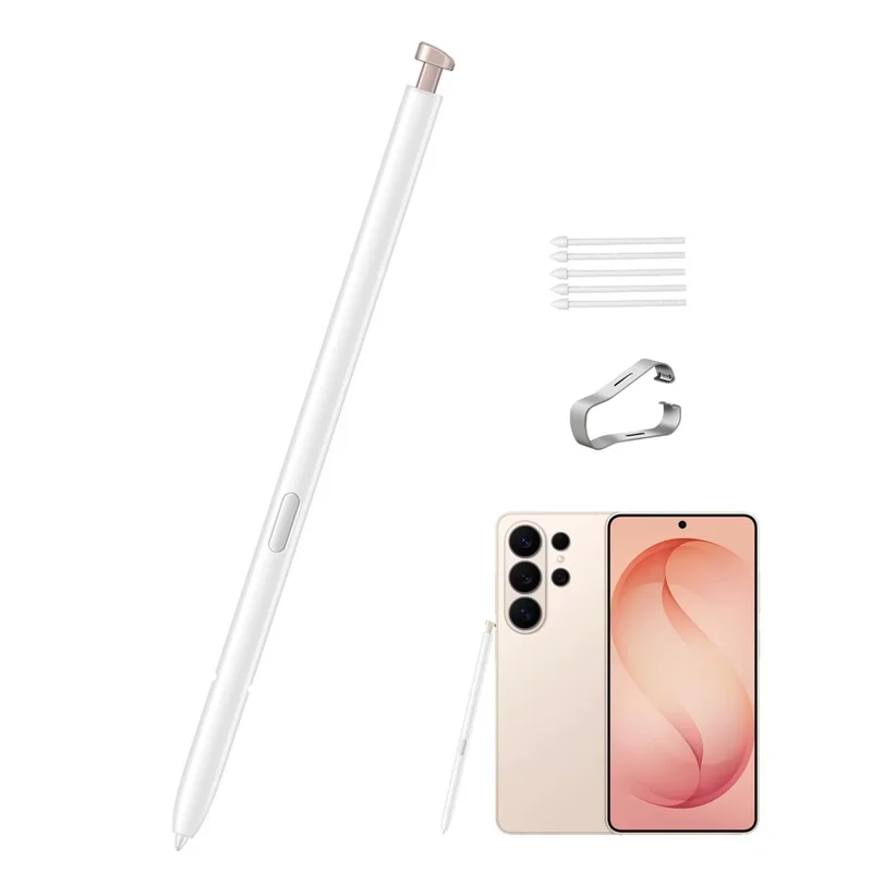Für Samsung Galaxy S26 Ultra S948 Ersatz-Stylus-Touchscreen-Stift mit 5 Stk. Spitzen (ohne Logo) - Gold