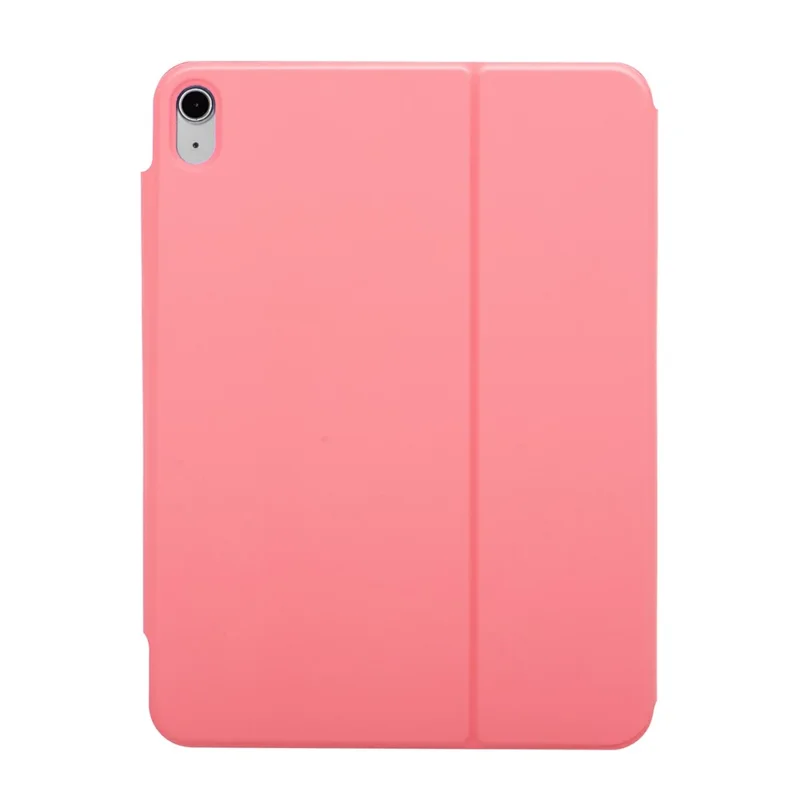 Teclado Bluetooth compatible con PU Leather Stand Cover para iPad (2025) / iPad 10.9 con soporte para lápiz - Rojo Sandía