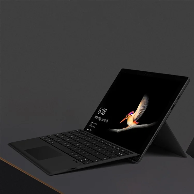 FT-1087D Bluetooth Keyboard Ultra-thin Backlit Keyboard for Microsoft Surface Go 1 / 2 / 3