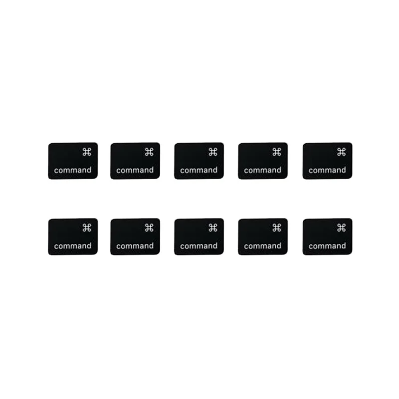 10 قطع من مفاتيح الرموز (مفتاح الأمر الأيسر) (بتصميم دنماركي) لجهاز MacBook Air بحجم 13 بوصة (2018) A1932 / MacBook Pro بحجم 13 بوصة (2017) A1706 لوحة مفاتيح الكمبيوتر المحمول