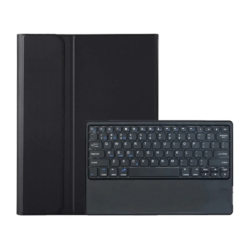 AH36 For Huawei MatePad Pro Max Detachable Bluetooth-compatible Keyboard Case Ultra Slim PU Leather+TPU Protective Cover - Black